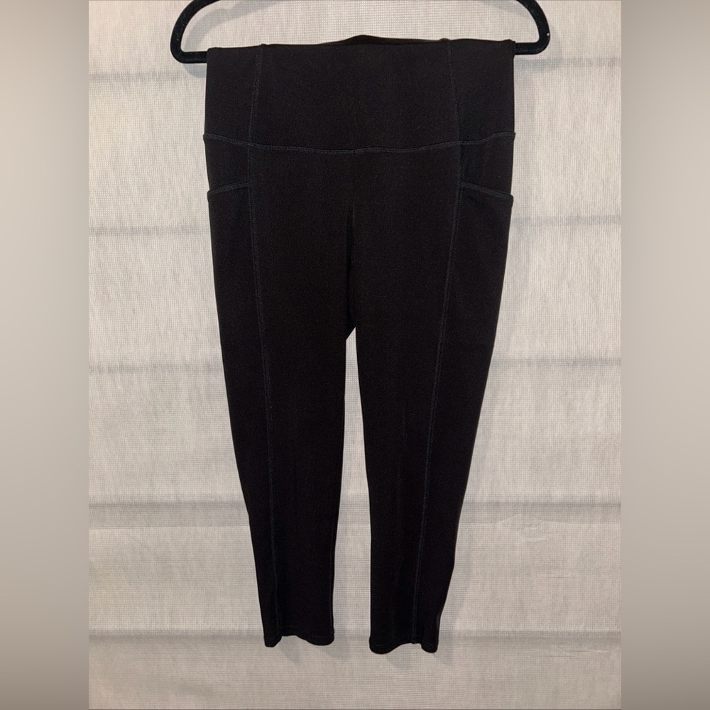 Zynergy By Chico’s Leggings Size 0 Black with Side Pockets